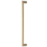 M Marcus Heritage Brass Door Pull Handle Hex Profile Design 480mm length